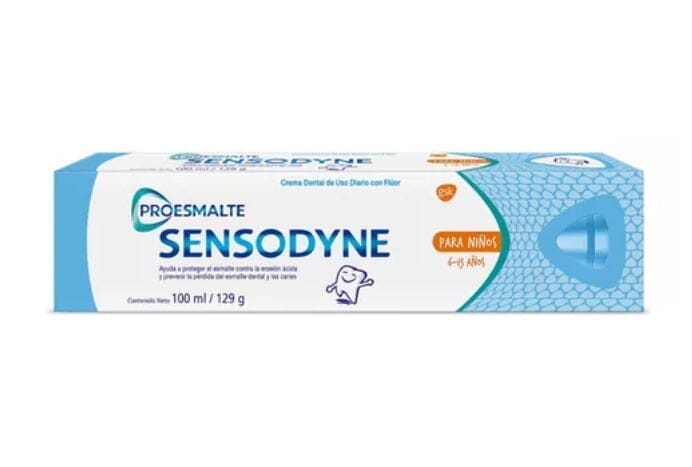 Sensodyne Crema dental Pro-Esmalte para niños x 129 g Farmex-Fonasa-Persistente